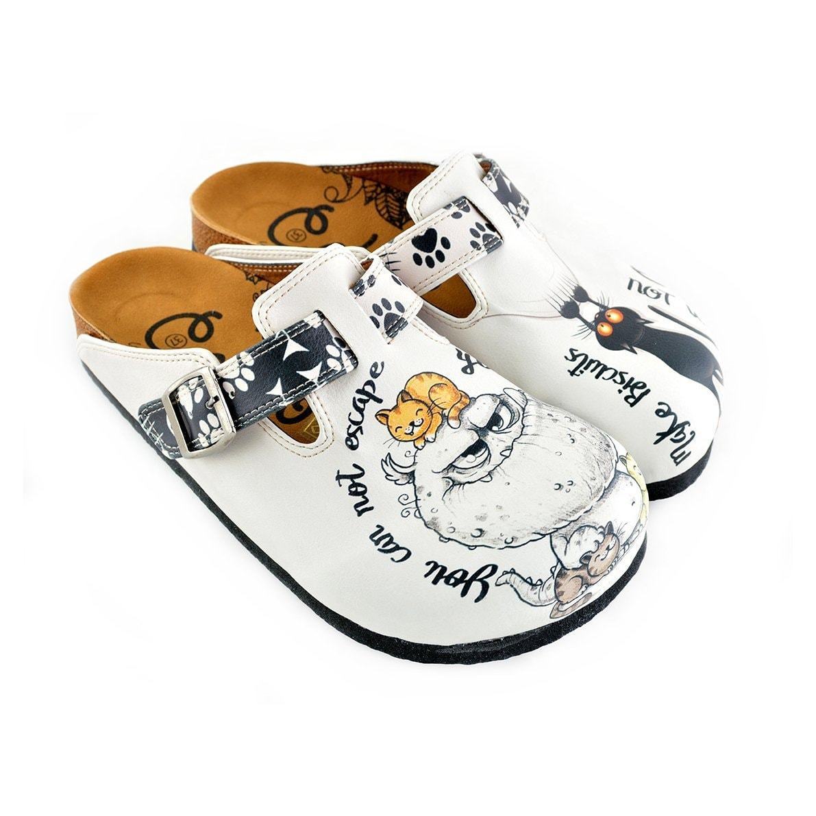 paw print clogs