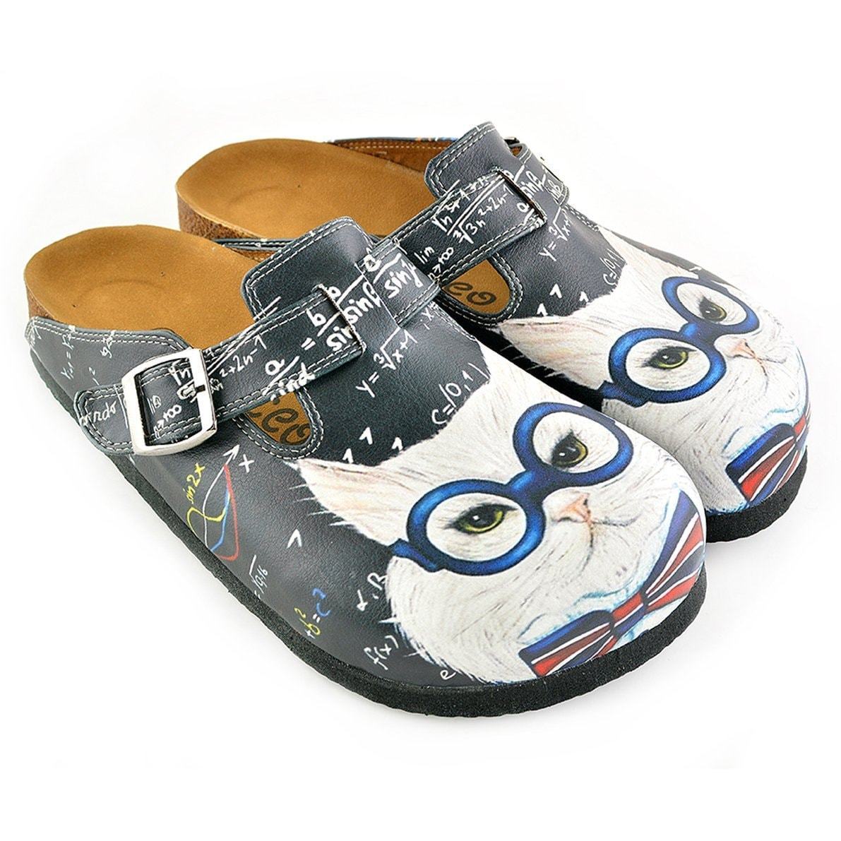 White \u0026 Gray Cat Clogs WCAL343 – Shop Goby