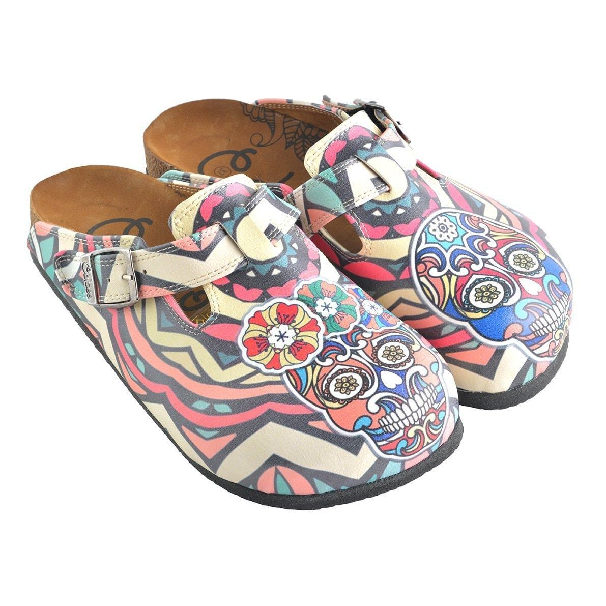 skull clogs