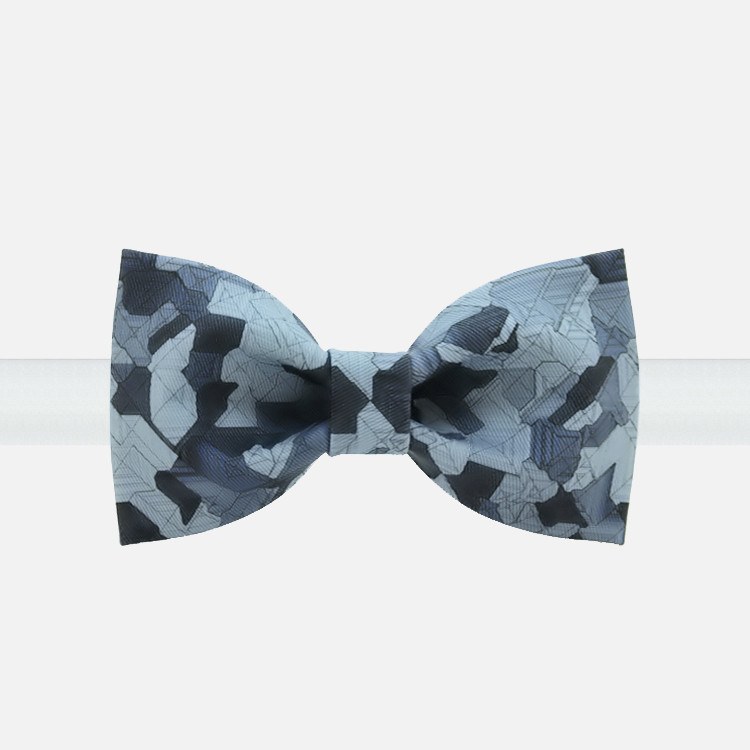 Blue Geometric Bow Tie Bow Ties for Men Bow SelecTie