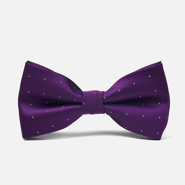 purple bow tie