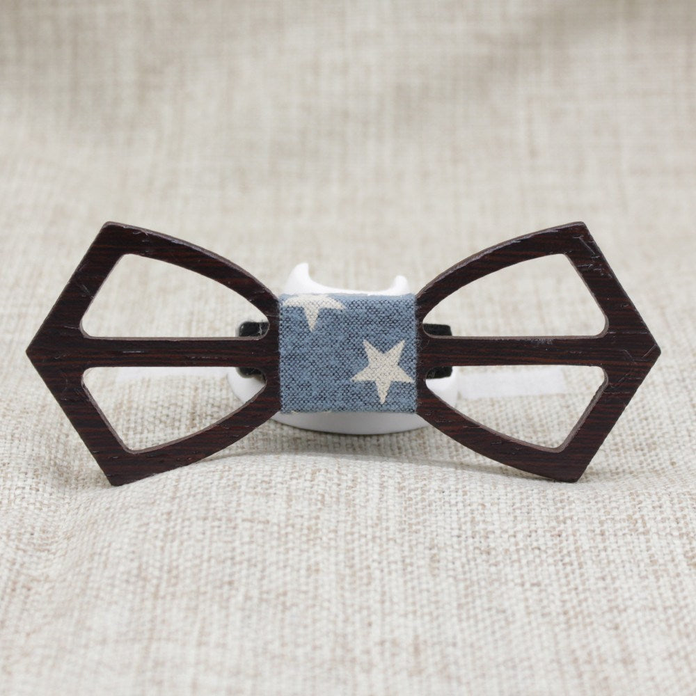 Ebony Cross Wooden Bow Tie Bow Ties For Men Bow SelecTie