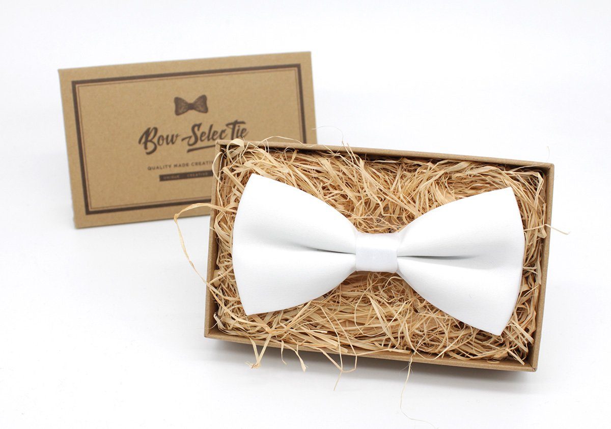 White Tuxedo Bow Tie – Bow Ties for Men – Bow SelecTie