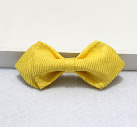 Brown & Yellow Boys Bow Tie – Bow Ties for Men – Bow SelecTie