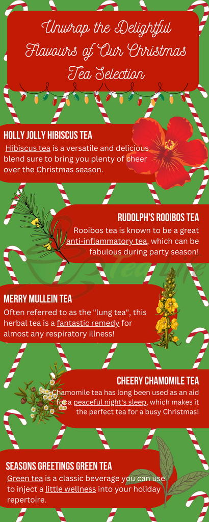 christmas herbal tea picks at Tea Life