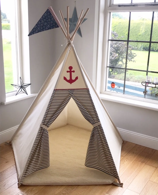 Ahoy Matey Nautical Teepee Maple And Spud