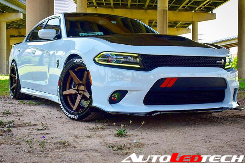 2015 2020 Dodge Charger Color Chasing Halo Kit