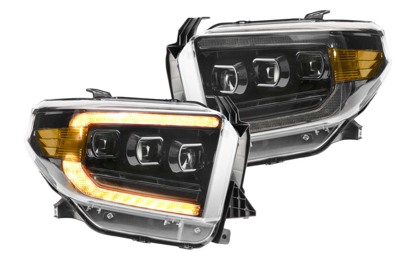 2014-2020 Toyota Tundra Amber LED DRL Projector Replacement Headlights