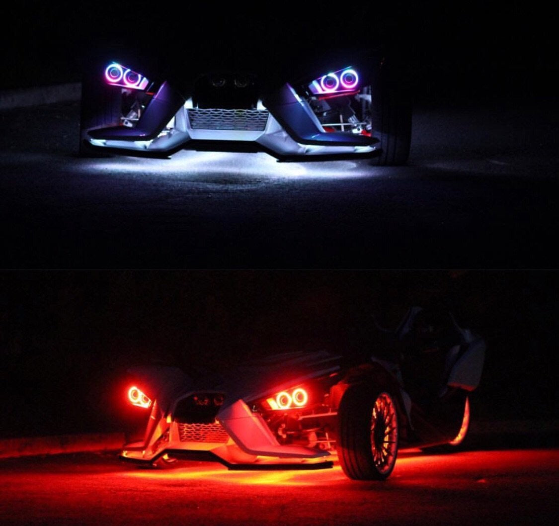 halo led lights for polaris slingshot