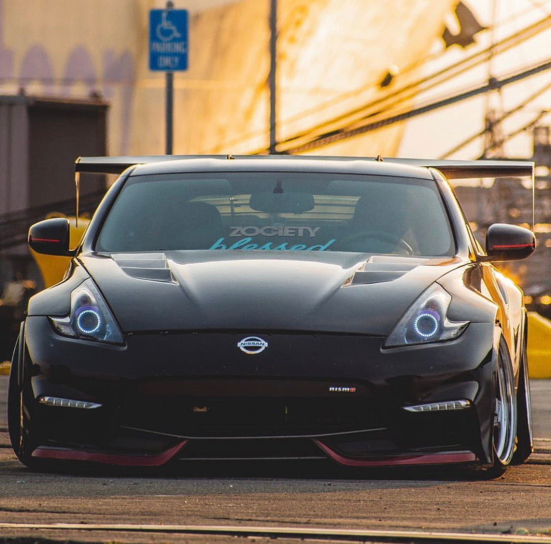 halo headlights 370z