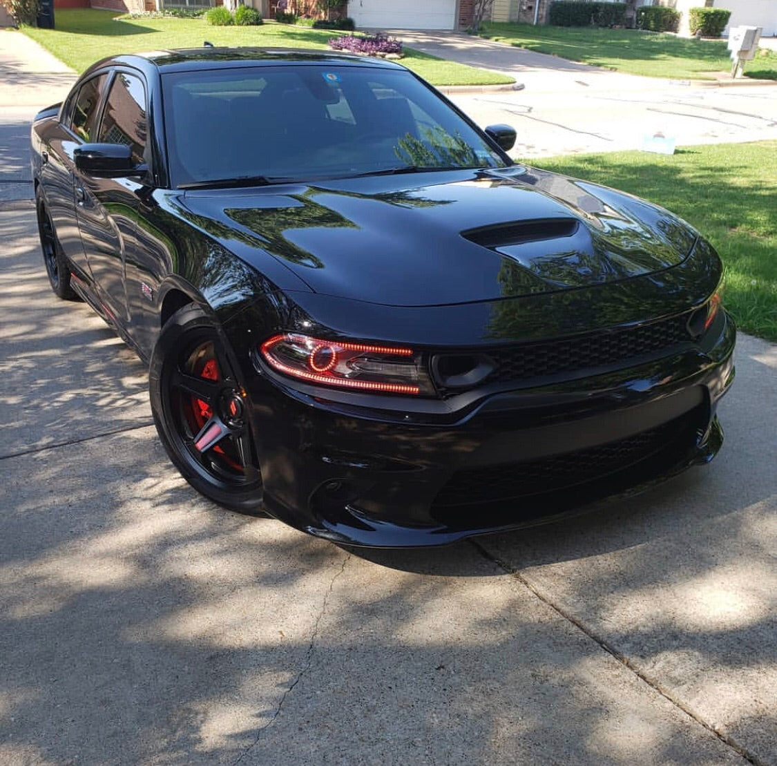 2015 2022 Dodge Charger Rgbw Led Color Chasing Halo Kit 1987