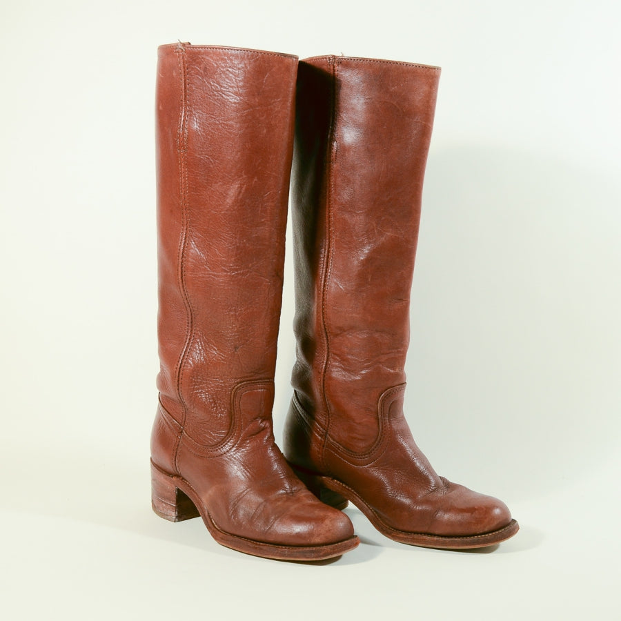 frye brown boots