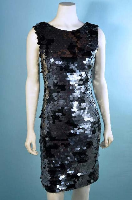 black sequin party dresses