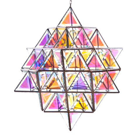 64 tetrahedron sculpture