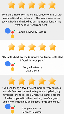 We Feed You Google Reviews