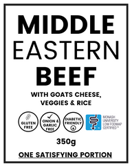 Low FODMAP middle eastern beef