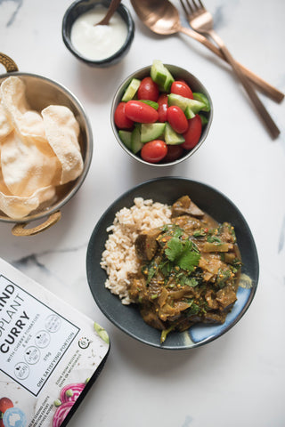 Tamarind Eggplant Curry