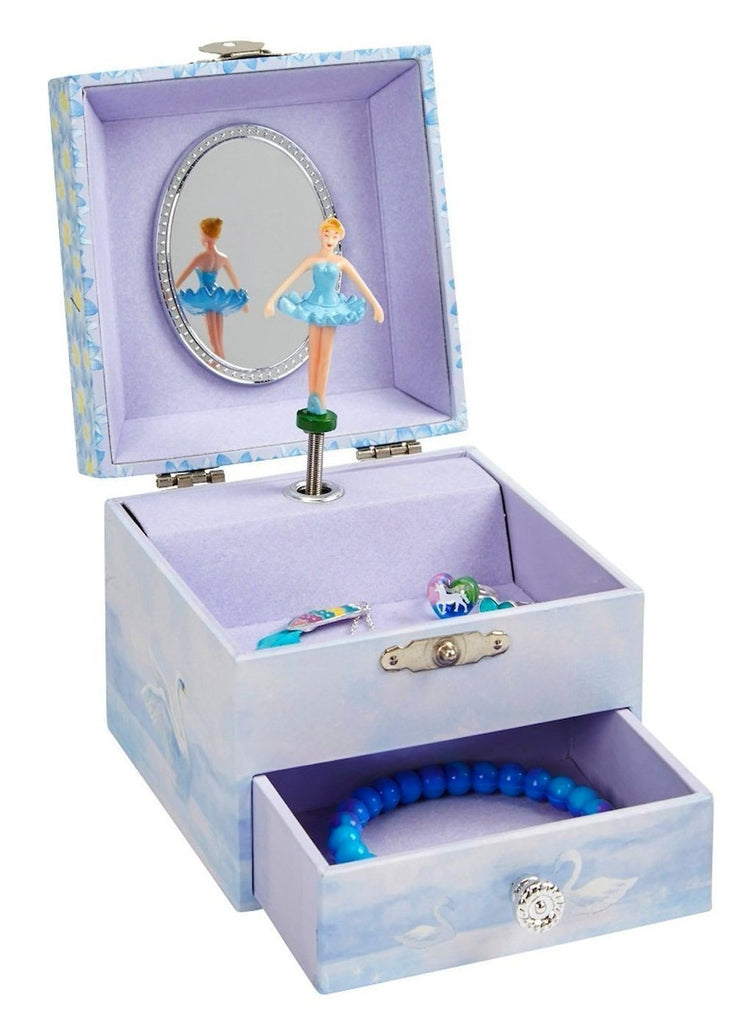 blue ballerina music box