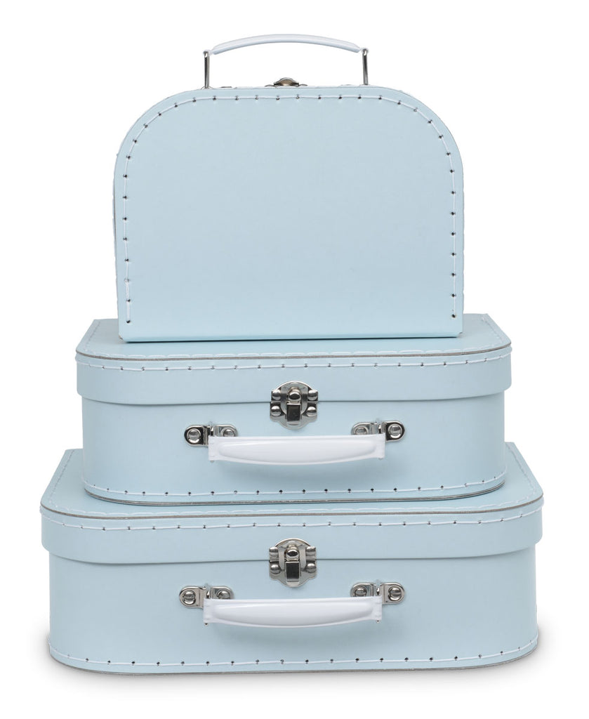 pastel suitcases