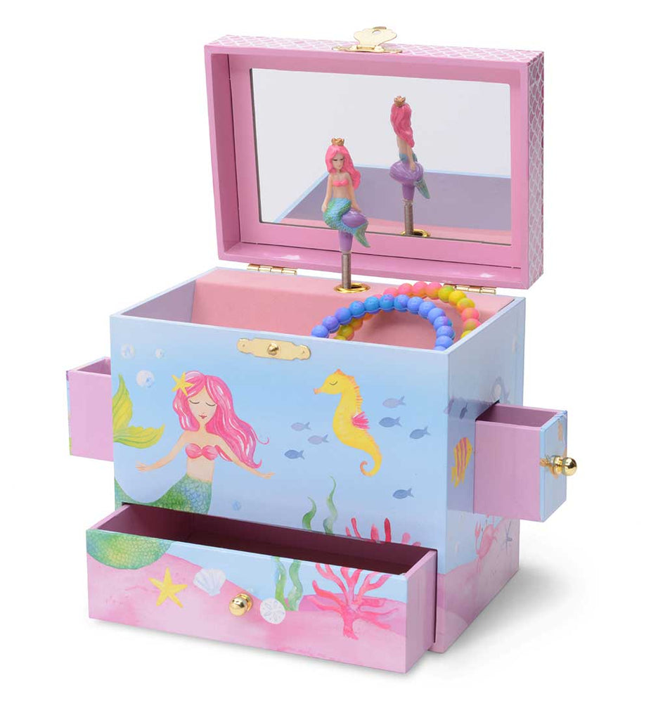 Magical Mermaid- Girls Musical Jewelry Box- Over the Waves ...