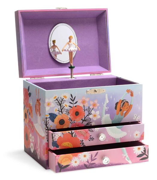 Purple Swan Lake Musical Jewelry Box - Girls Musical Box | Jewelkeeper