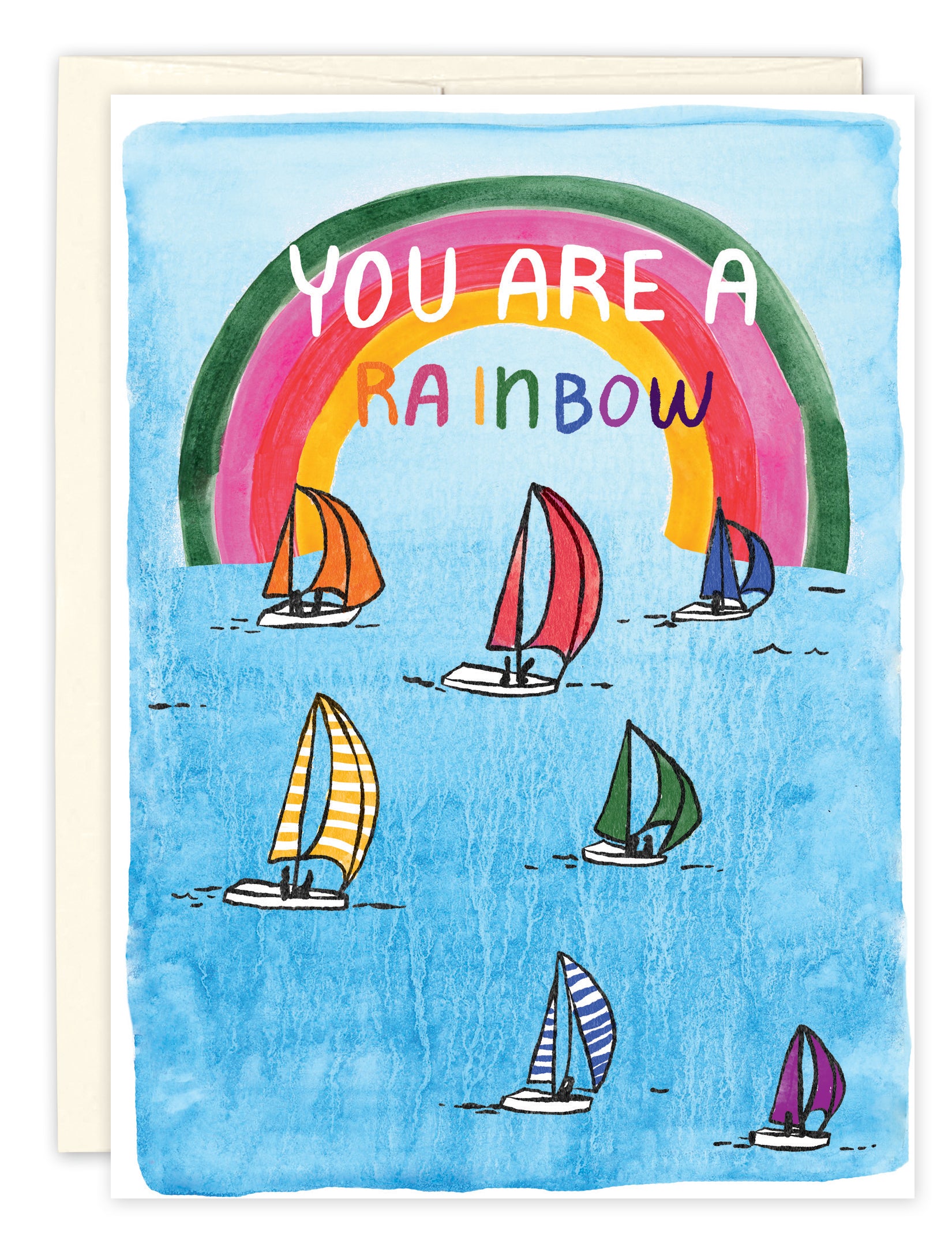 You Are A Rainbow Birthday Card