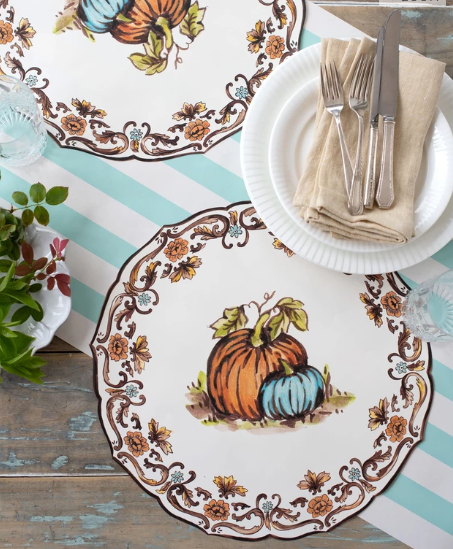 Die Cut Thanksgiving Placemats