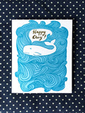 Happy Day Whale Card