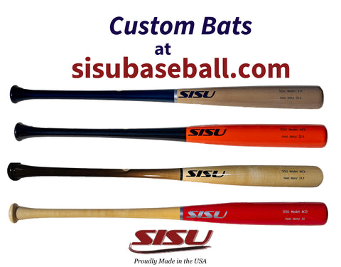 Customized baseball for individuals and teams at SISUbaseball.com