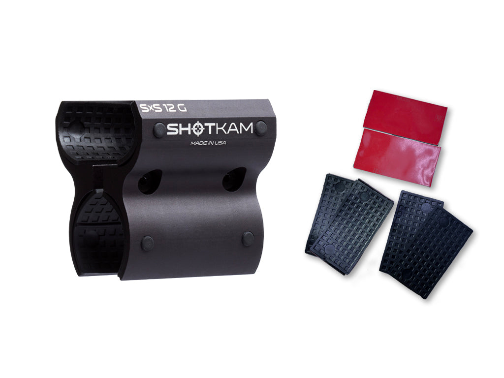 12 Gauge Side-by-Side Mount with Extra Rubber Pads - ShotKam  USA product image