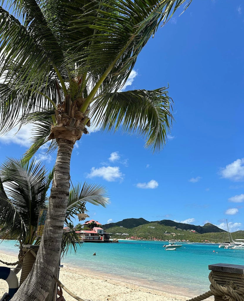 Beach scene in St. Barths