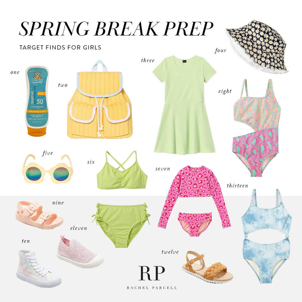Spring break clothes and accessories for girls from target