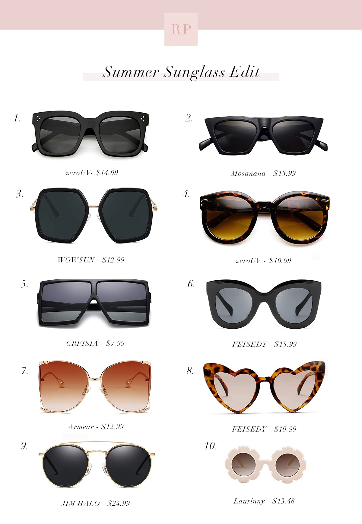 Summer Sunglass Edit... – Rachel Parcell, Inc.