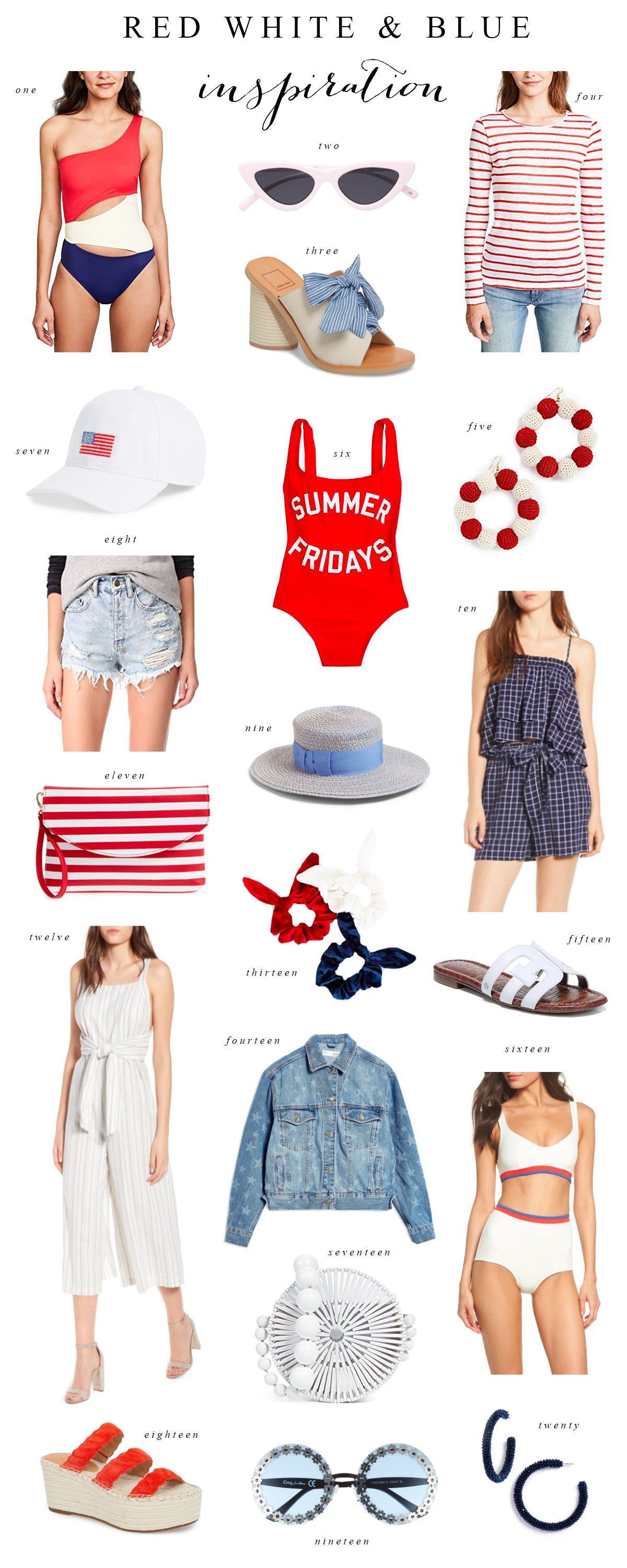 Red, White & Blue... – Rachel Parcell, Inc.