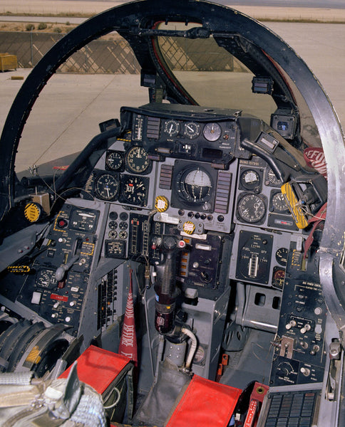 Cockpit of an F-14 Tomcat variant used by NASA.