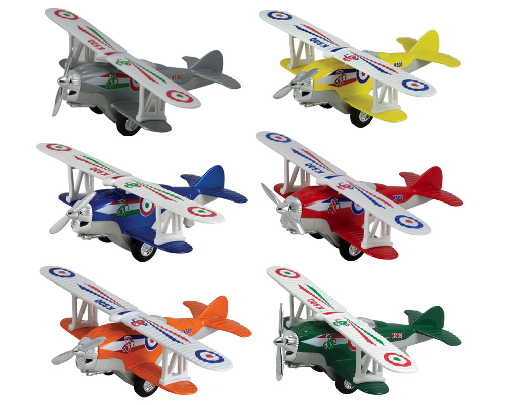 Kids Friction Powered Airplanes - Set of 4 | Friction Powered Toys