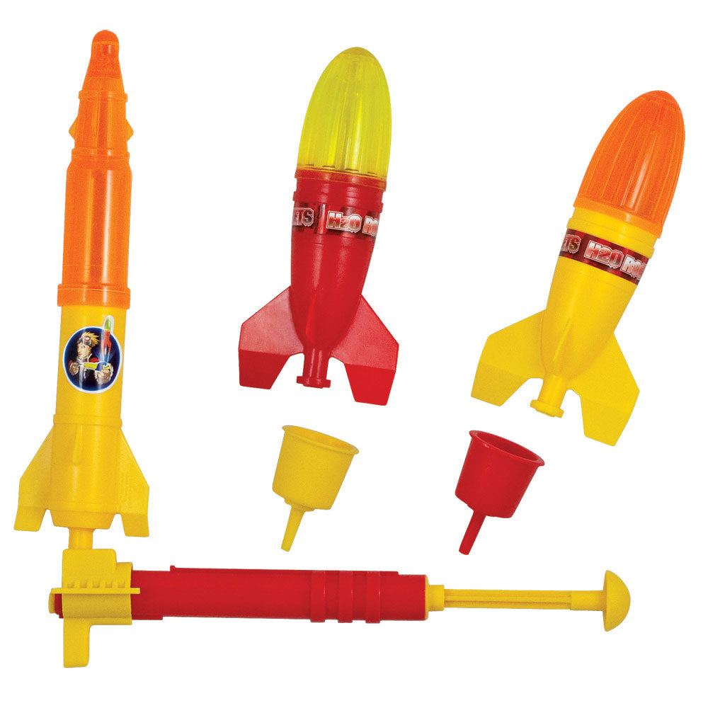 water pressure rocket toy