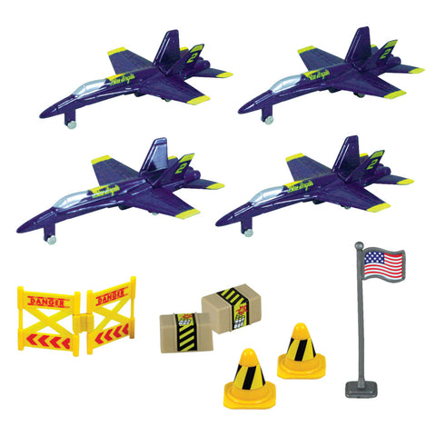 blue angels diecast plane