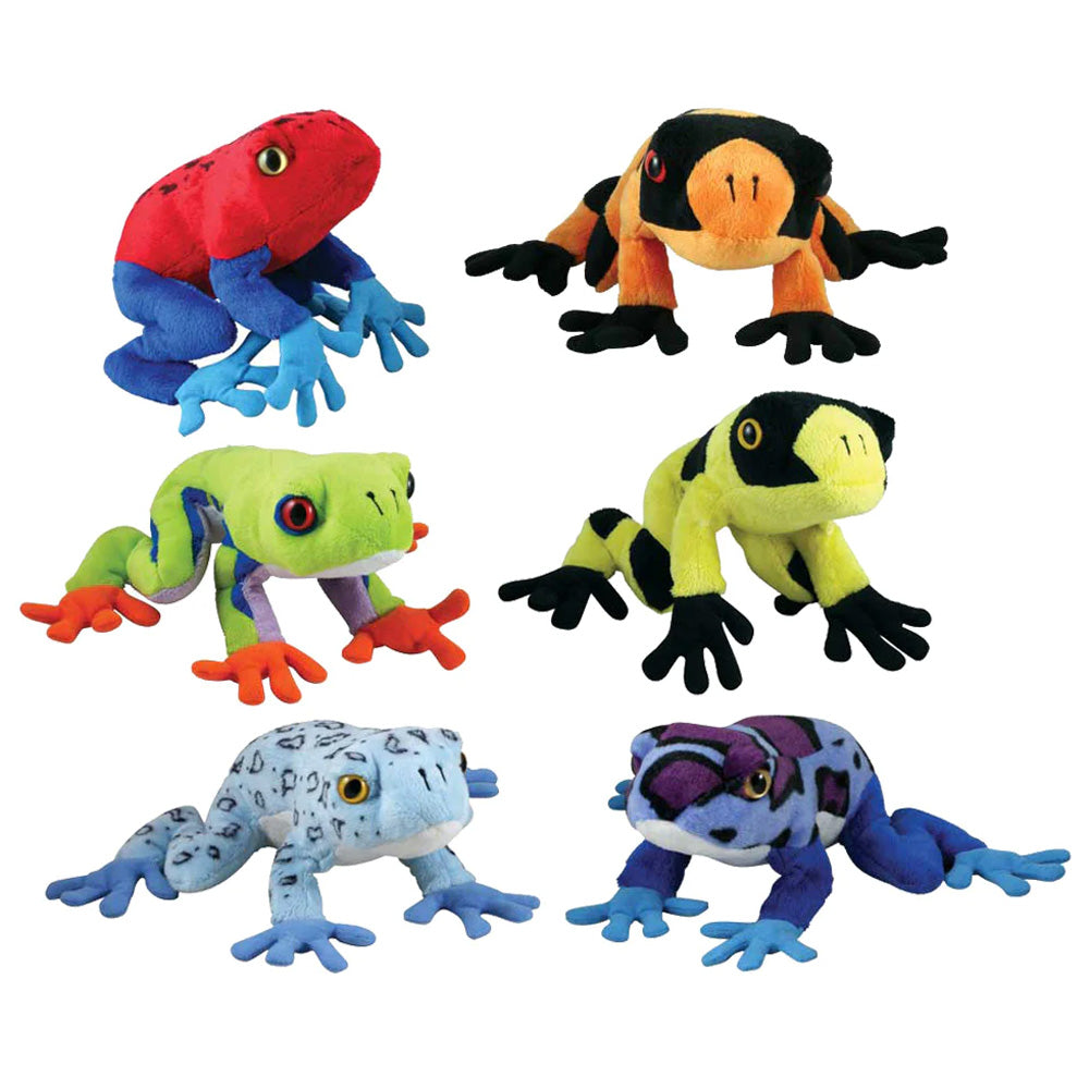 Plush Stuffed Animal Tree Frogs - Assorted Styles