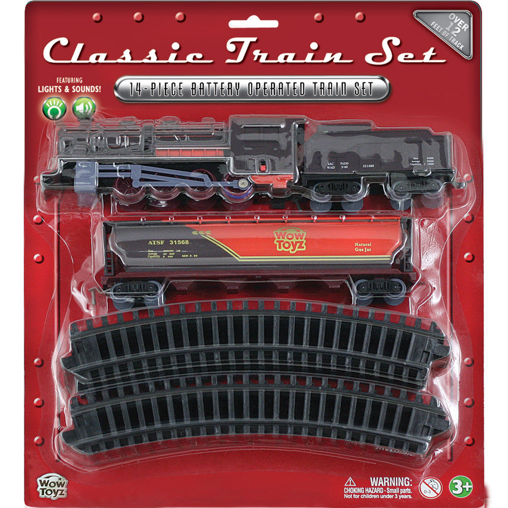 steam locomotive train set