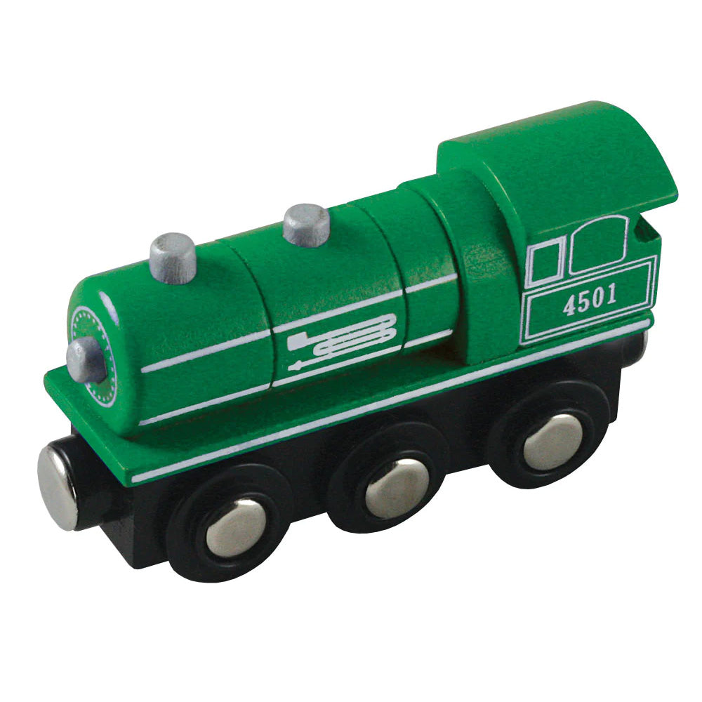 brio green locomotive