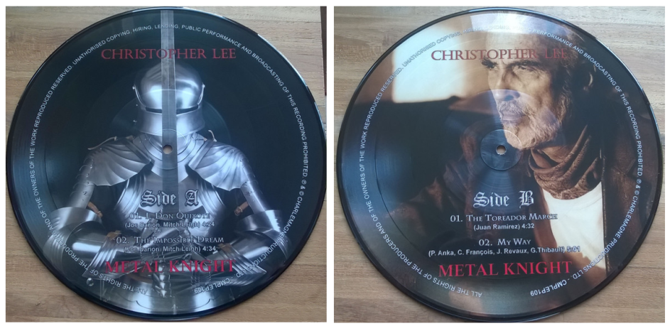 Christopher Lee – Metal Knight (10” - Charlemagne)