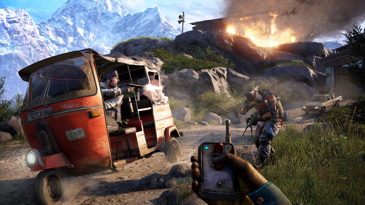 PC Gamer covered some of the worst bullshots in PC gaming, including this from Far Cry 4