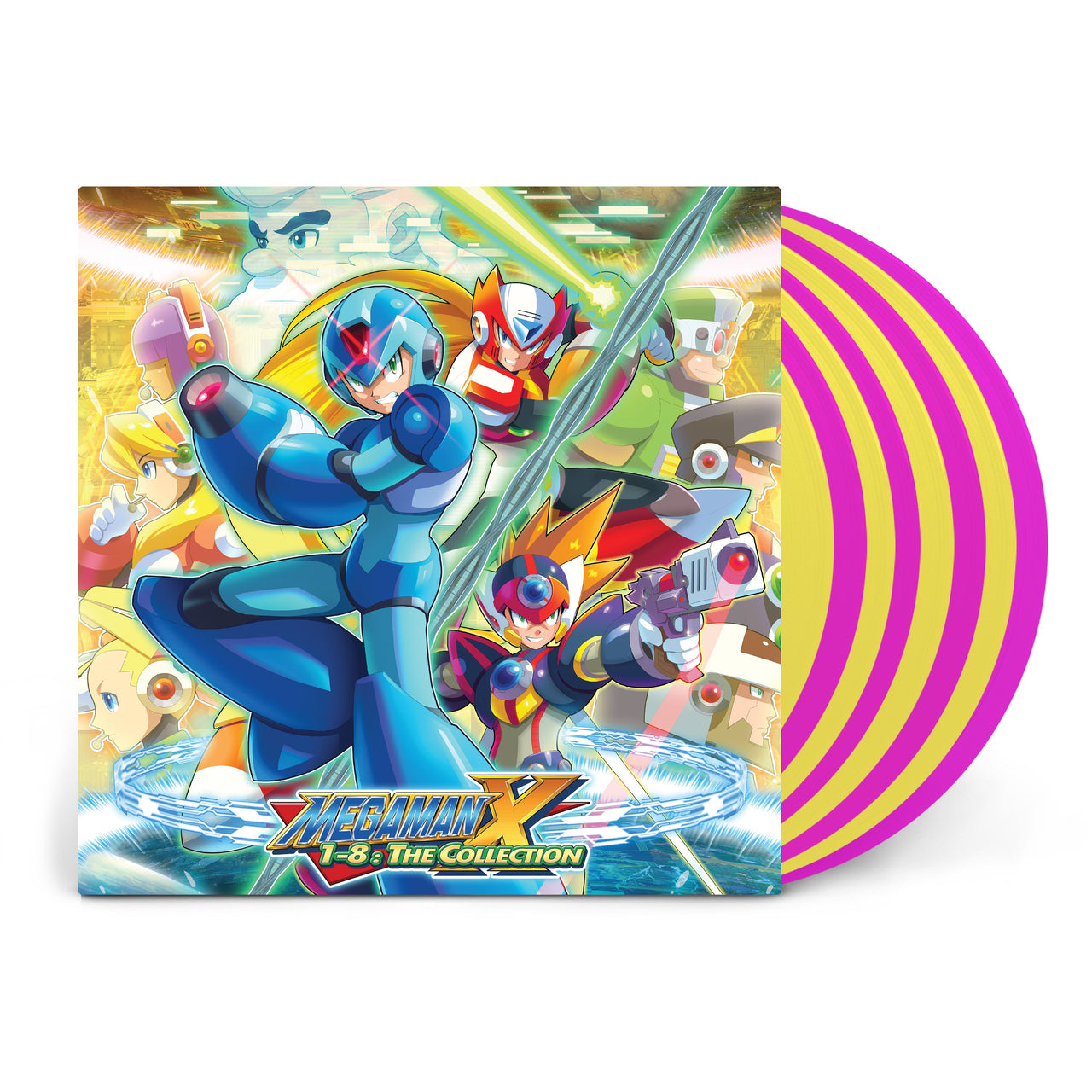 Mega Man X 1 8 The Collection Limited Edition X8lp Boxset Laced Records
