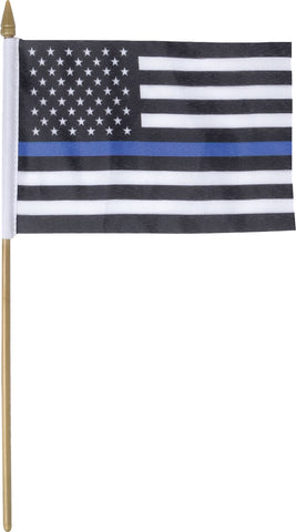 Subdued Thin Blue Line Gadsden Don't Tread On Me Flag Patch, Law Enforcement