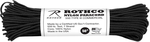 Rothco Nylon Paracord Type III 550 LB