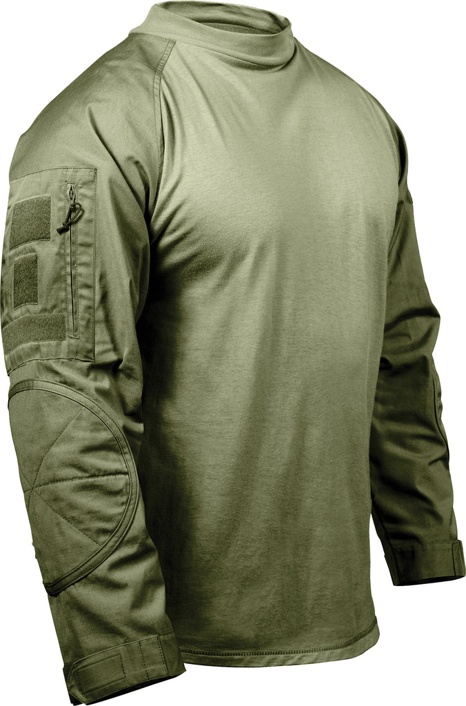 Olive Drab - Tactical NYCO Airsoft Combat Shirt - Galaxy Army Navy