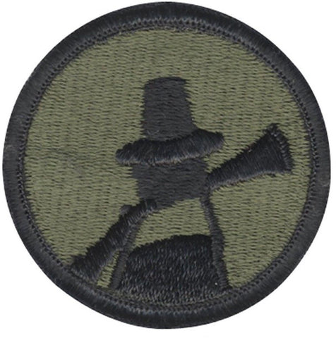 Grey Embroidered Security Patch 2-3/4 x 3-5/8