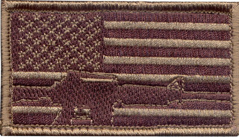 Multicam OCP MEDIC Patch with Hook Backing (Spice Brown Letters)