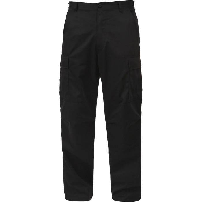 Black - Military BDU Pants (Cotton Rip-Stop) - Army Navy Store